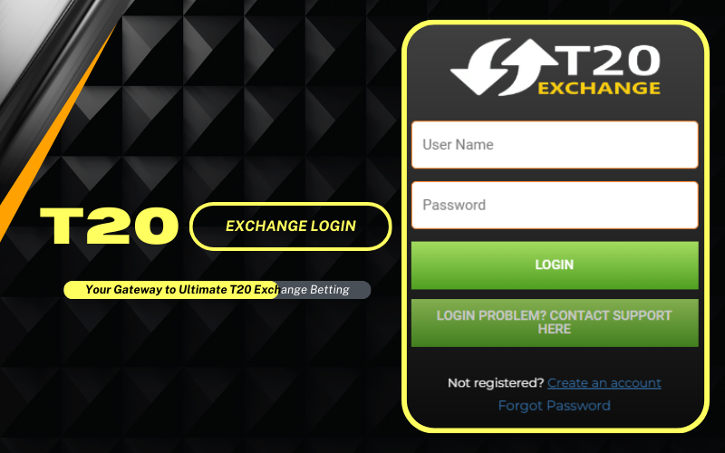 T20 Exchange Login: Your Gateway to Ultimate T20 Exchange com Betting